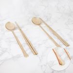 SEOCHON  Bok Titanium Cutlery Set for Two_Timeless Design & Premium Quality _Made In Korea